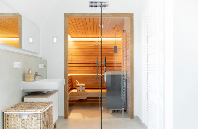 Individuelle Sauna nach Maß in Eigentumswohnung in Dresden