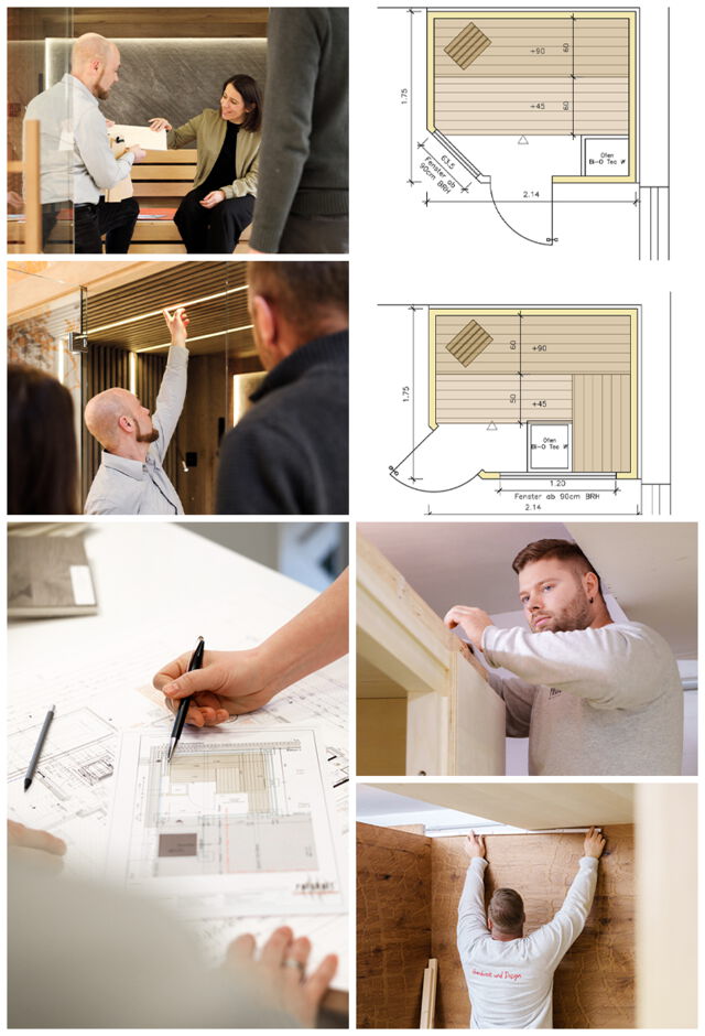 Ihre individuelle Sauna, Beratung, Planung, Umsetzung