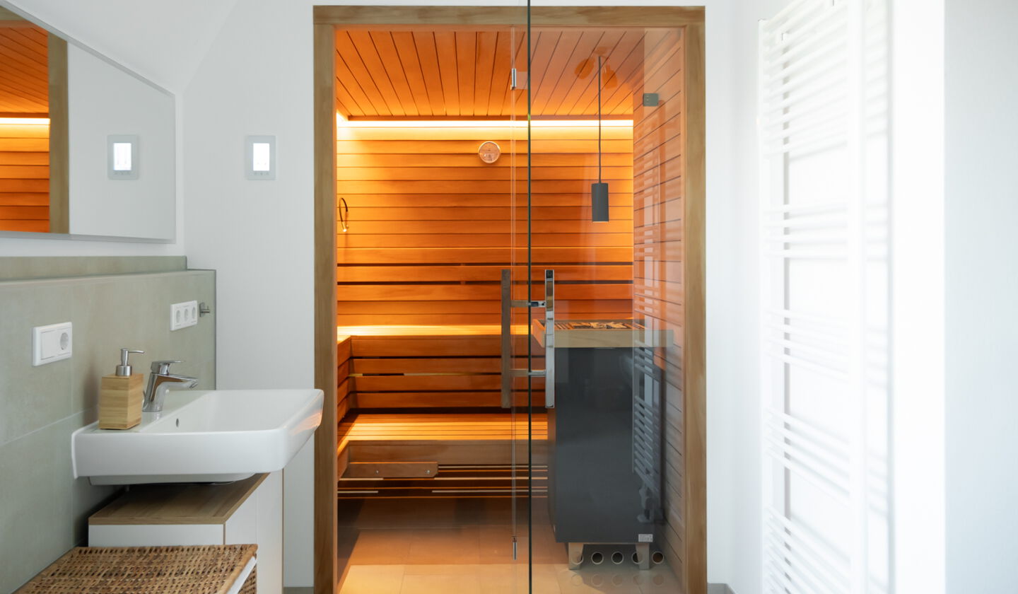 Individuelle Sauna nach Maß in Eigentumswohnung in Dresden